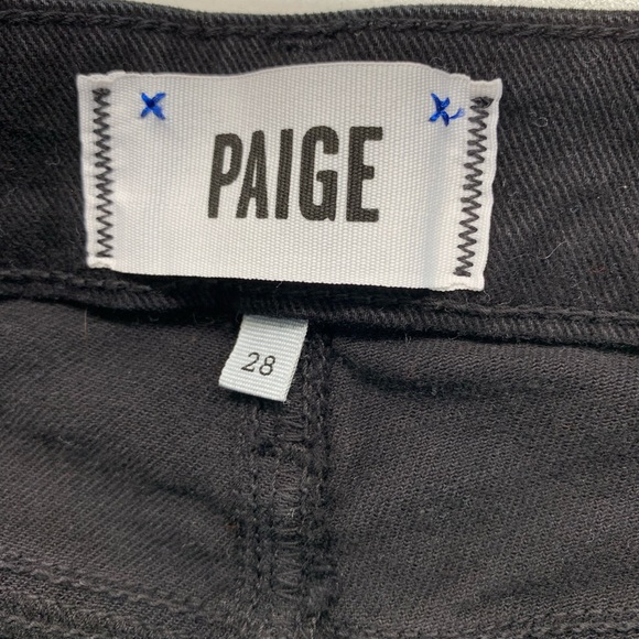 Paige Jeans Black Distressed Size 28 - Picture 11 of 12
